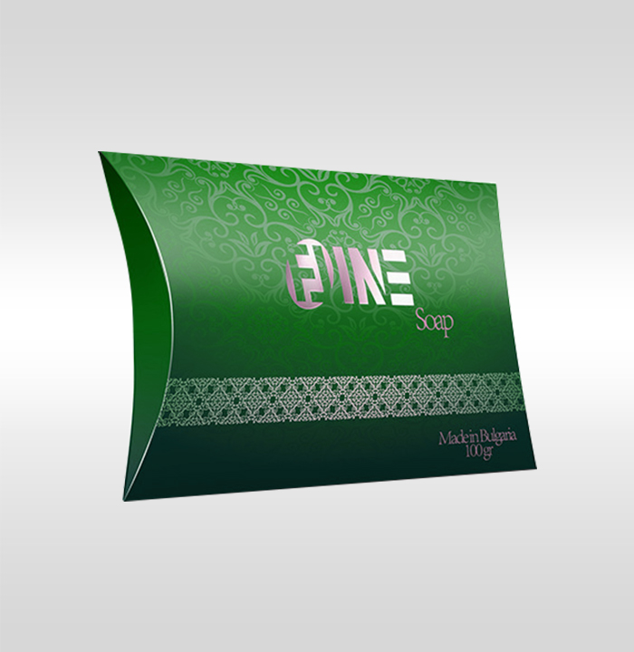 Custom Evergreen Pillow Soap Packaging