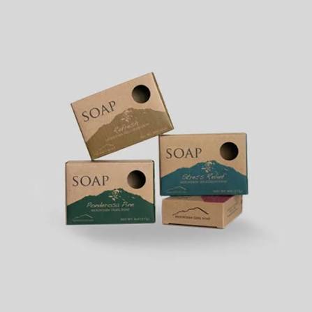 Custom Kraft Soap Boxes