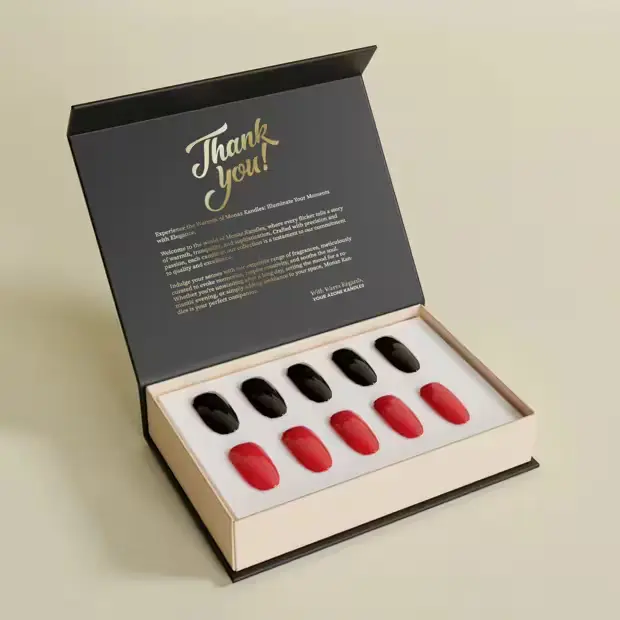 Custom Press On Nail Packaging Boxes