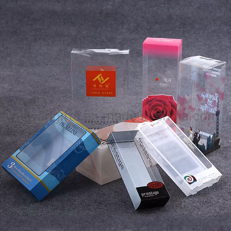 Gift Packaging Folding Clear Pet PVC
