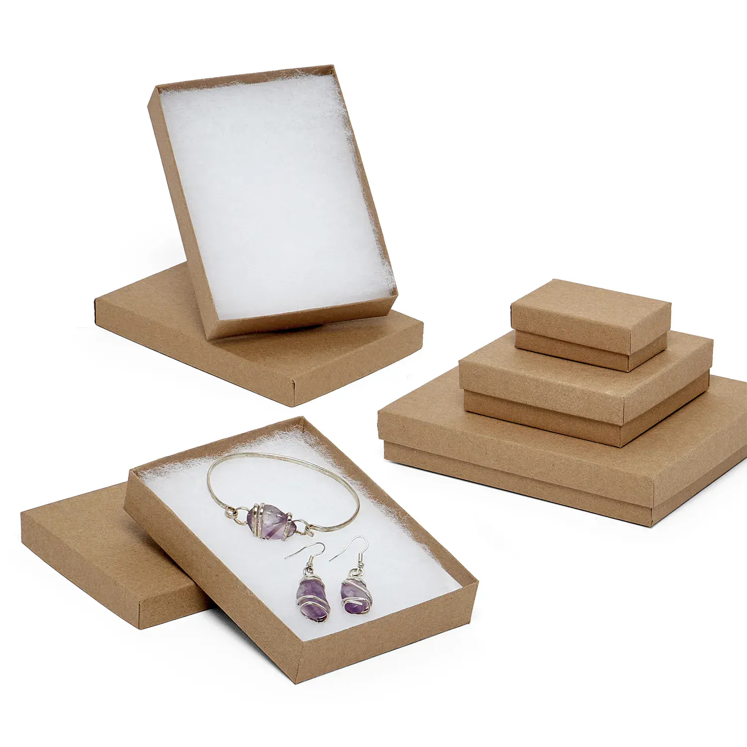 Kraft Jewelry Boxes