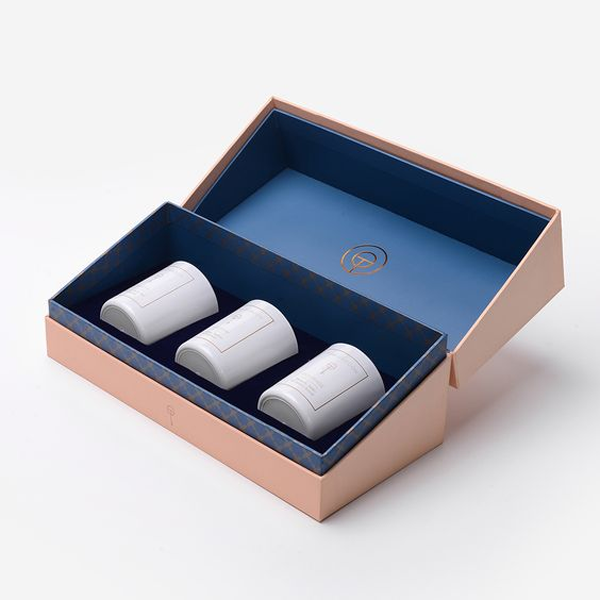 Luxury candle box with insert