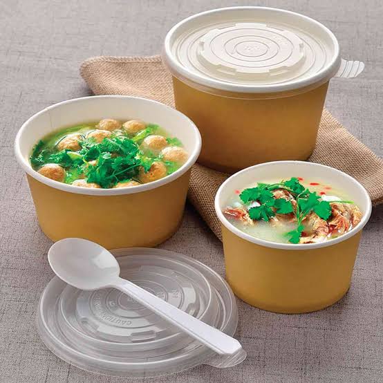 Paper Soup Bowls