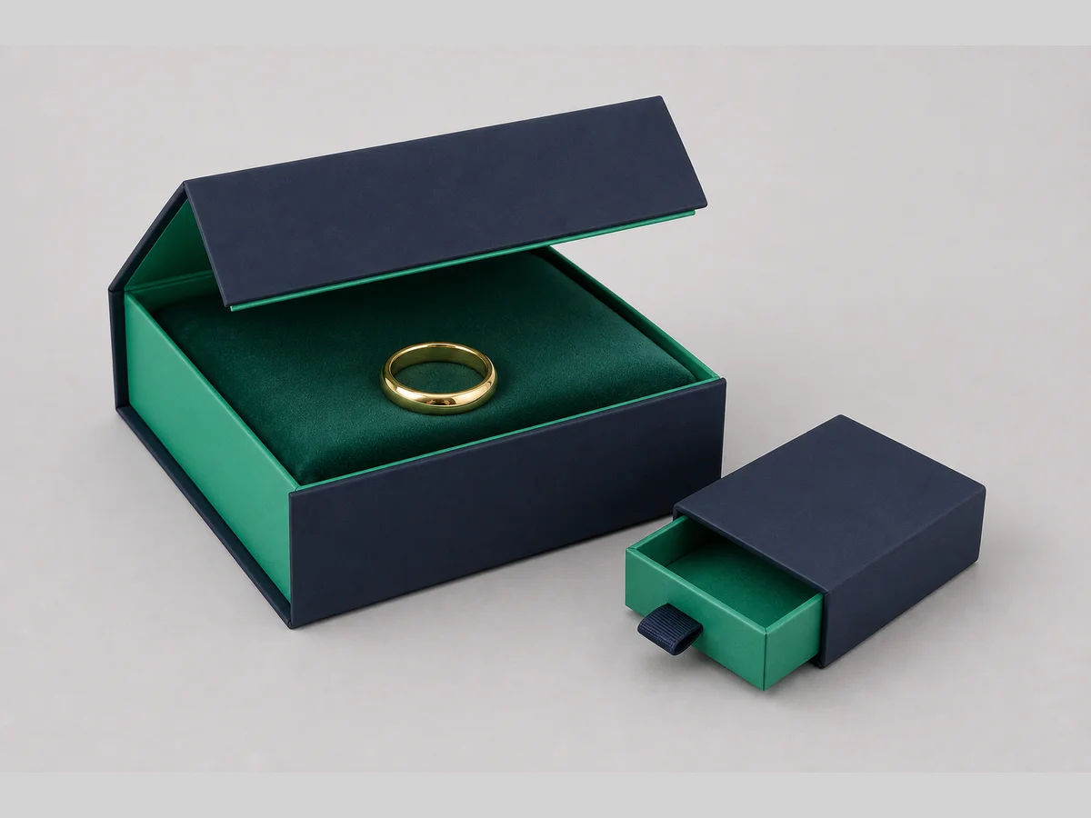 Rigid jewelry packaging