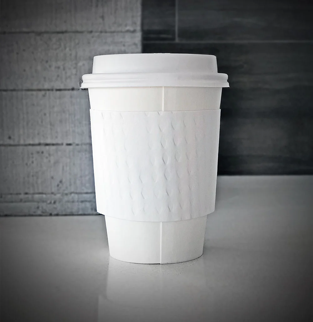 White Coffee Cup Sleeves