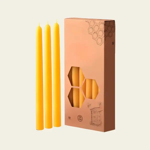 box of taper candles