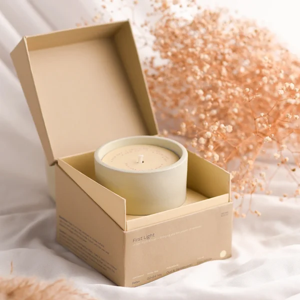 candle box with insert