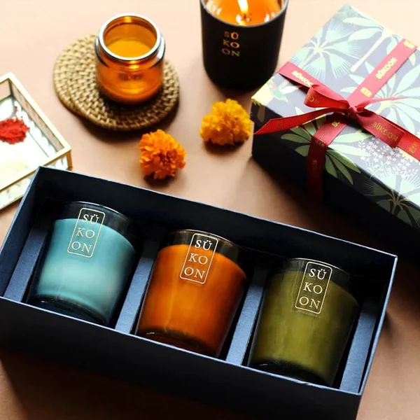 candle set gift box