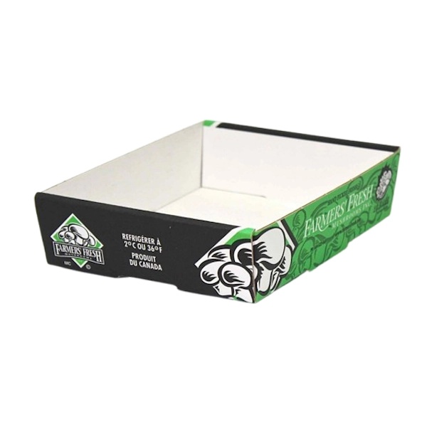 cardboard foot lock tray