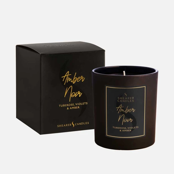 custom black candle box