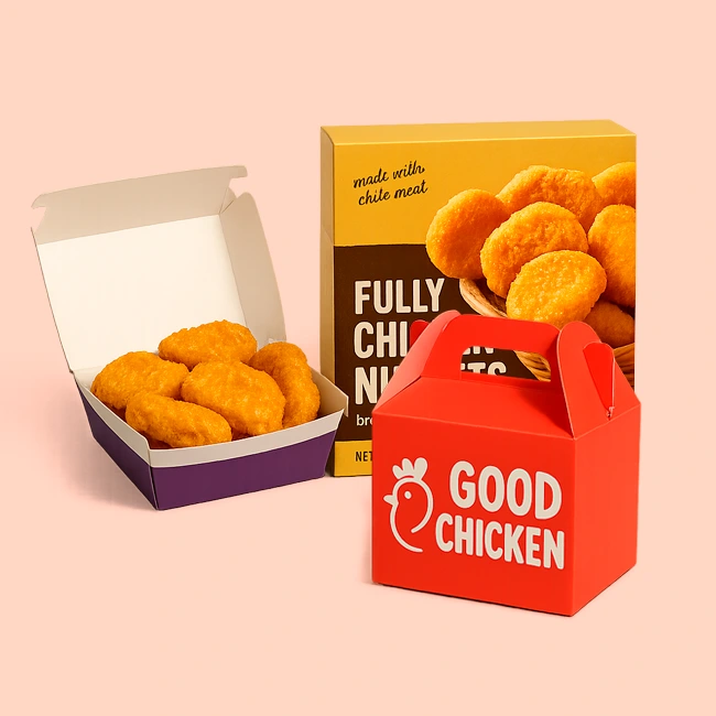 custom chicken nuggets boxes