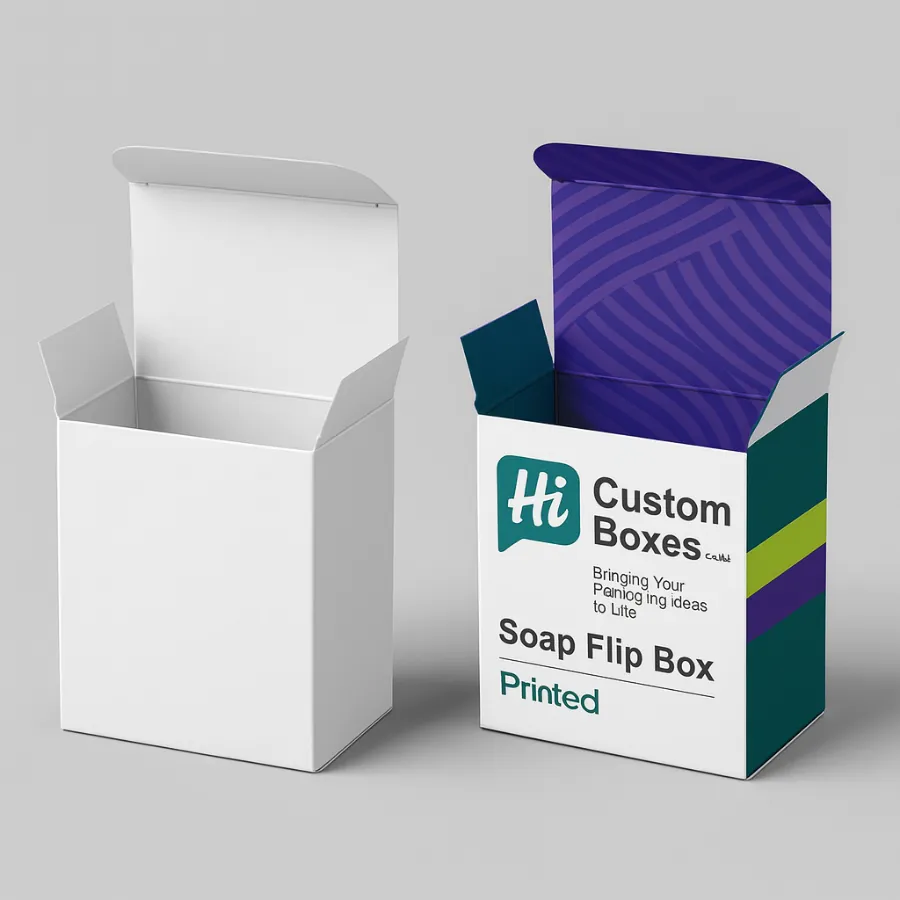 flip soap packaging boxes