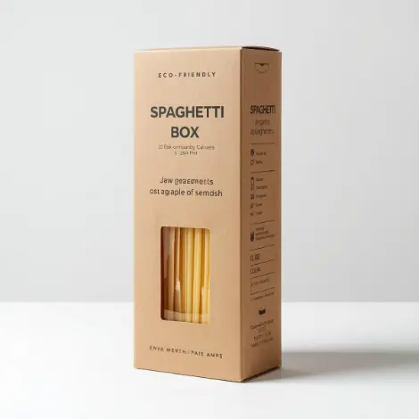 kraft spaghetti box bulk
