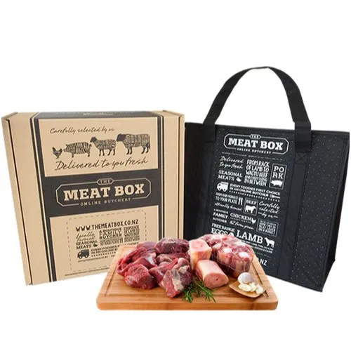 meat packaging printed corrugated box 500x500