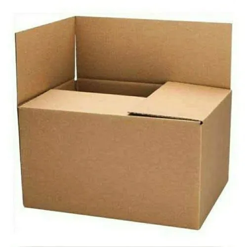 rectangle brown corrugated